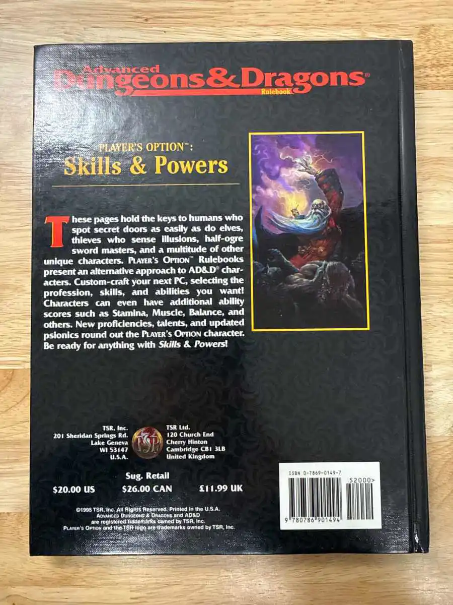 PLAYER’S OPTION: Skills & Powers
