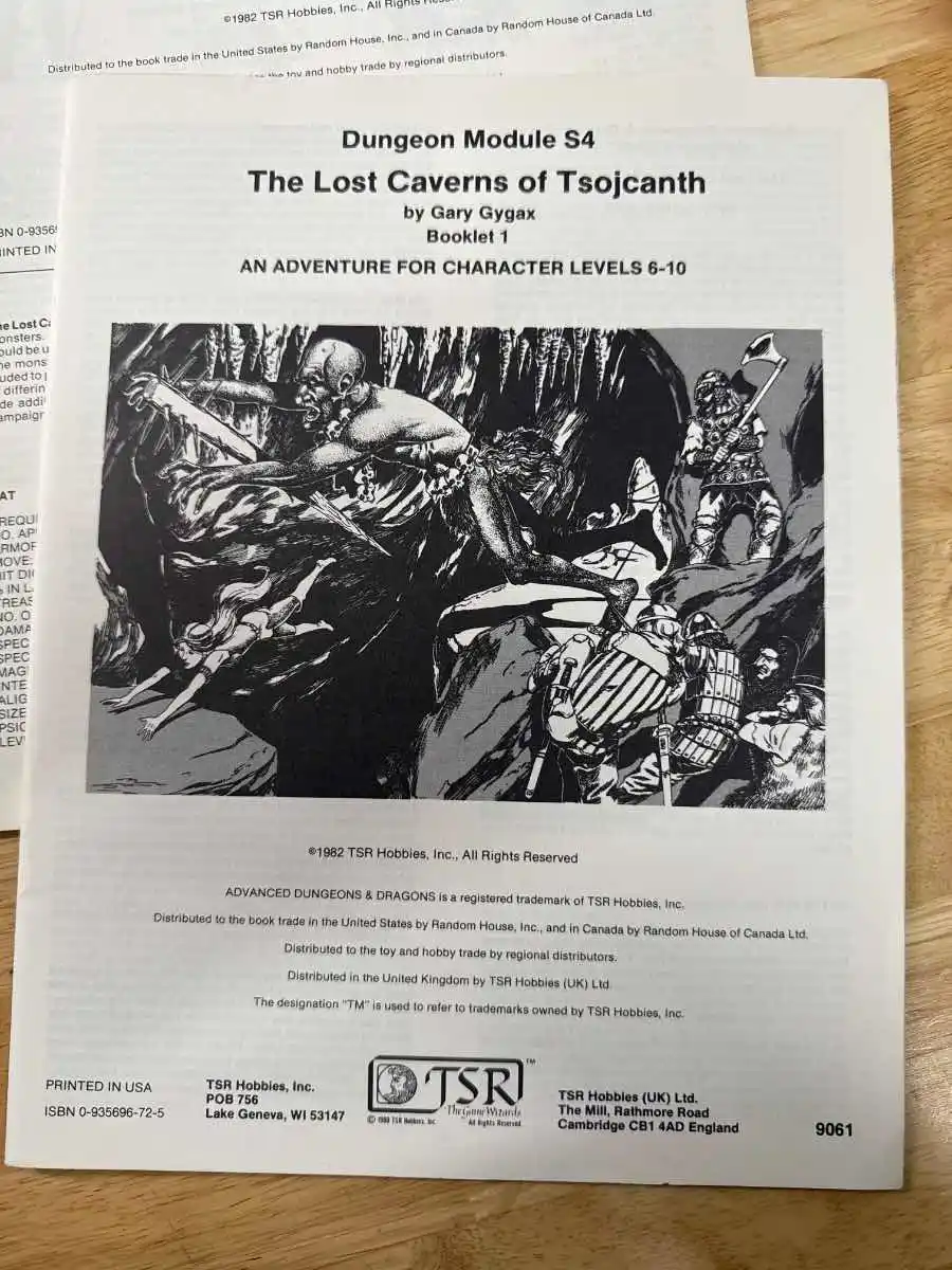 The Lost Caverns of Tsojcanth S4