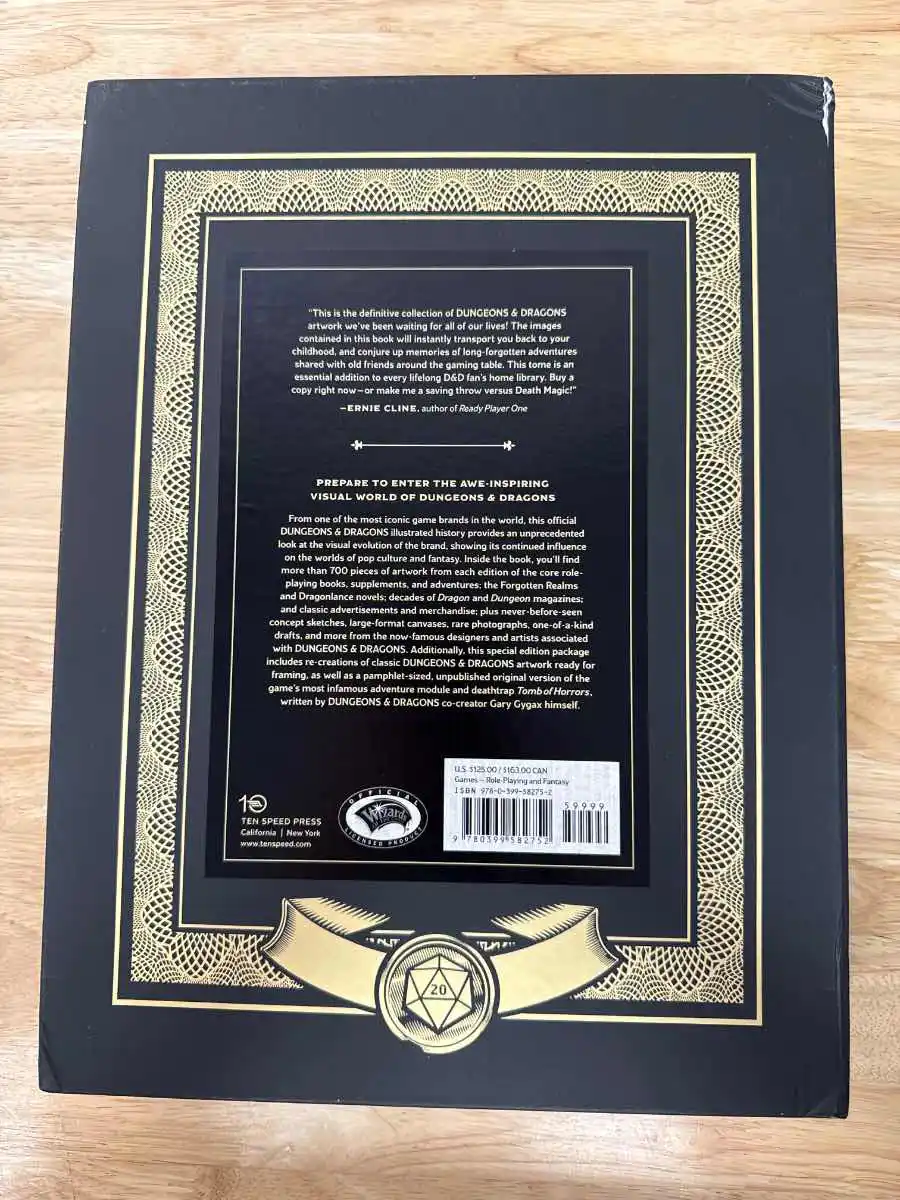Dungeons & Dragons Art & Arcana A Visual History [Special Edition, Boxed Book & Ephemera Set]
