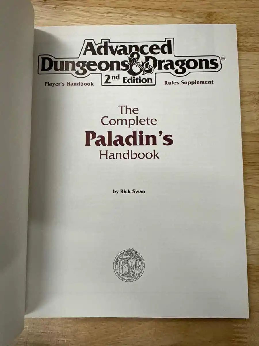 The Complete Paladin’s Handbook