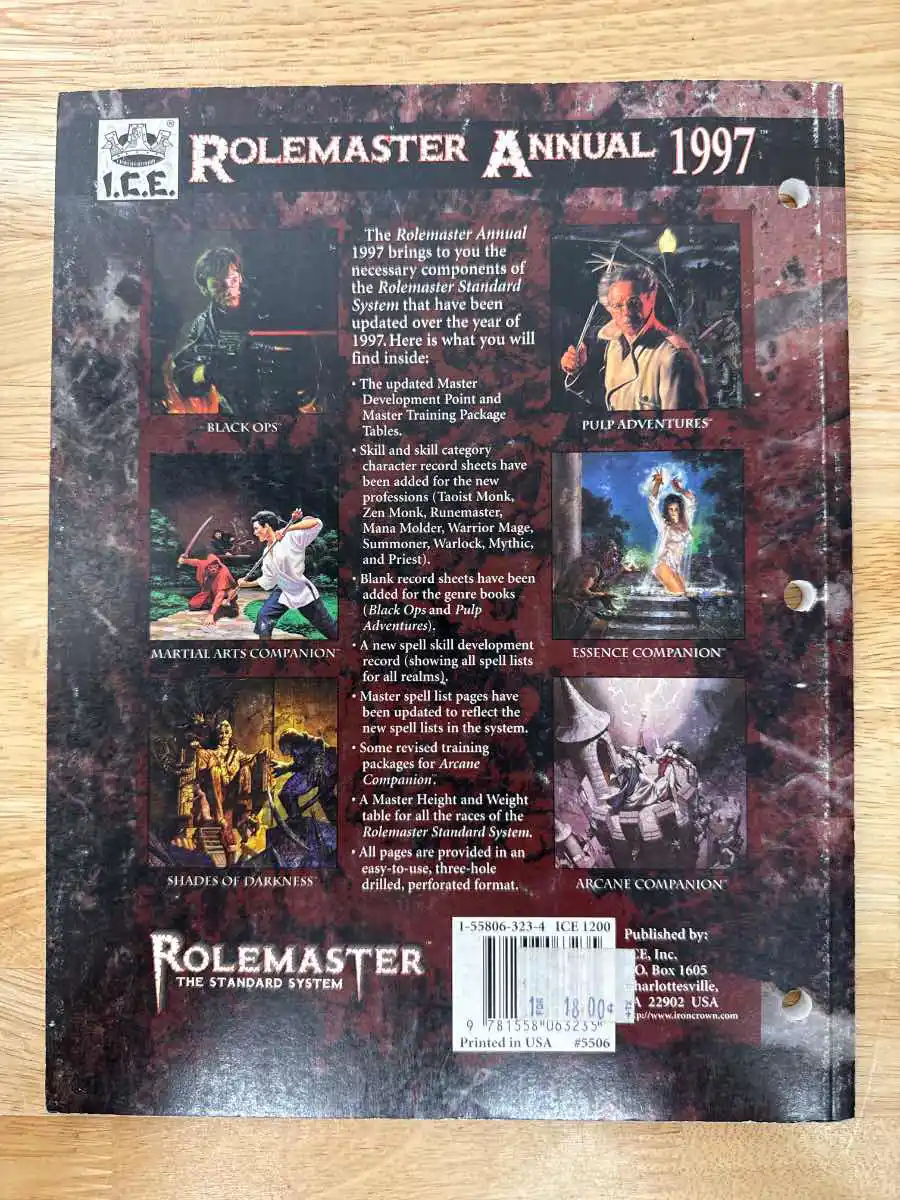 Rolemaster Annual 1997