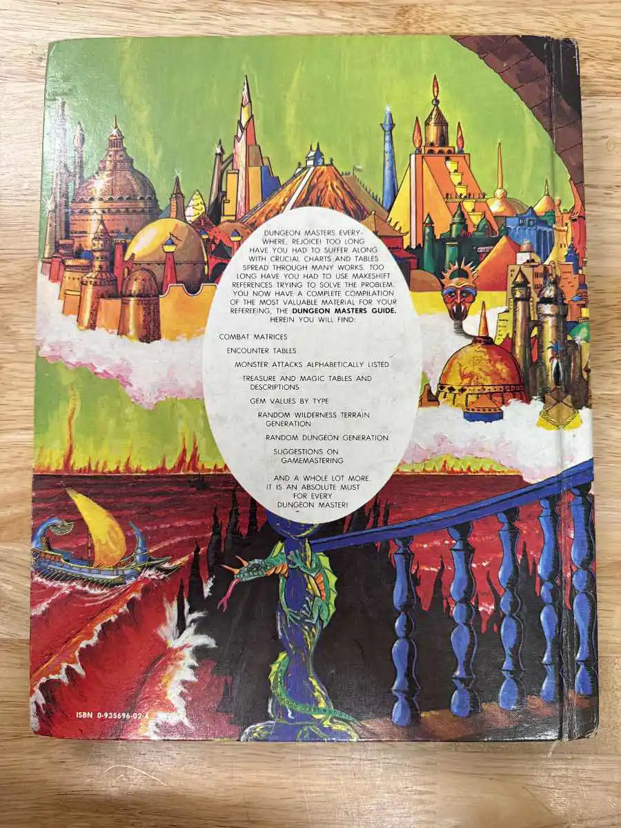 AD&D 1E Dungeon Masters Guide Revised Edition 1979