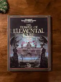 #34 AD&D 1-4 Temple of Elemental Evil | 1st -Autographed