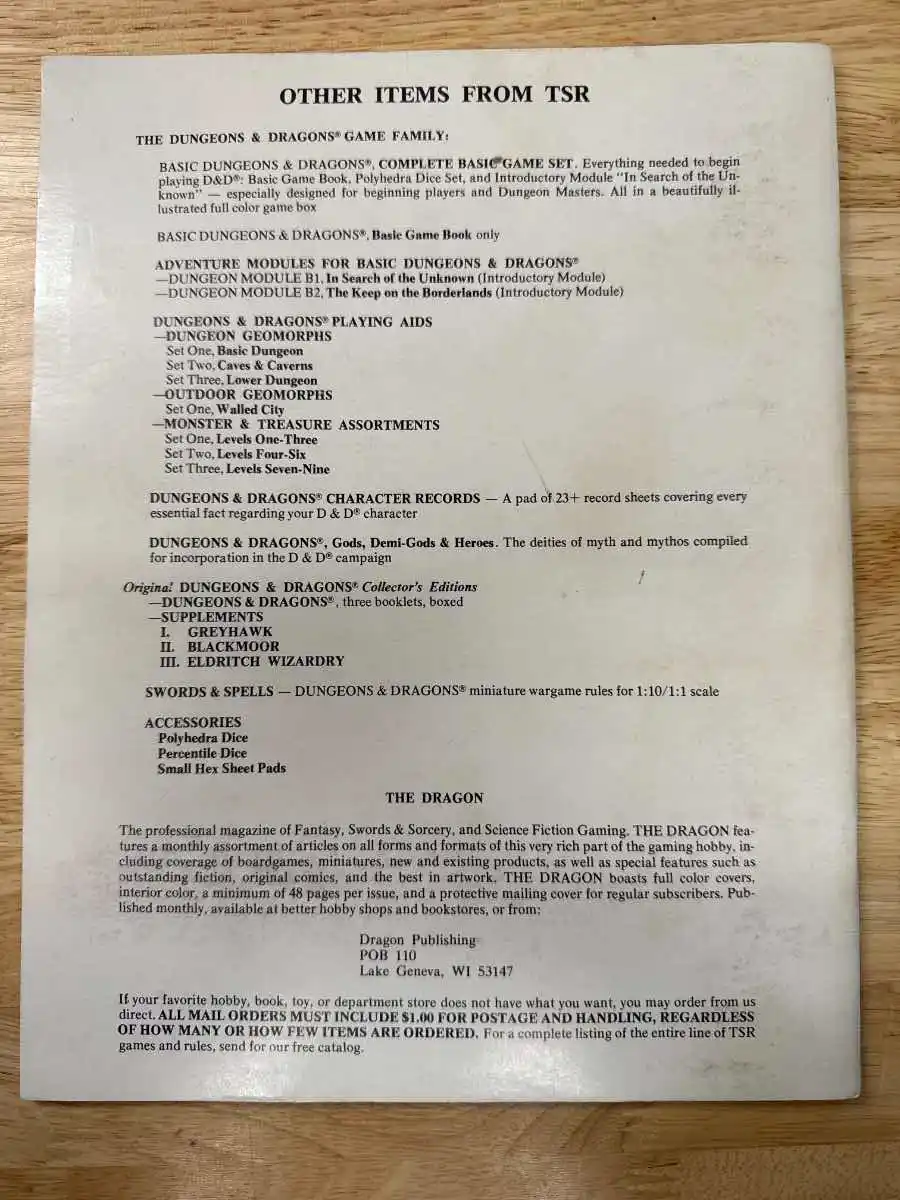 Dungeons and Dragons Basic Set
