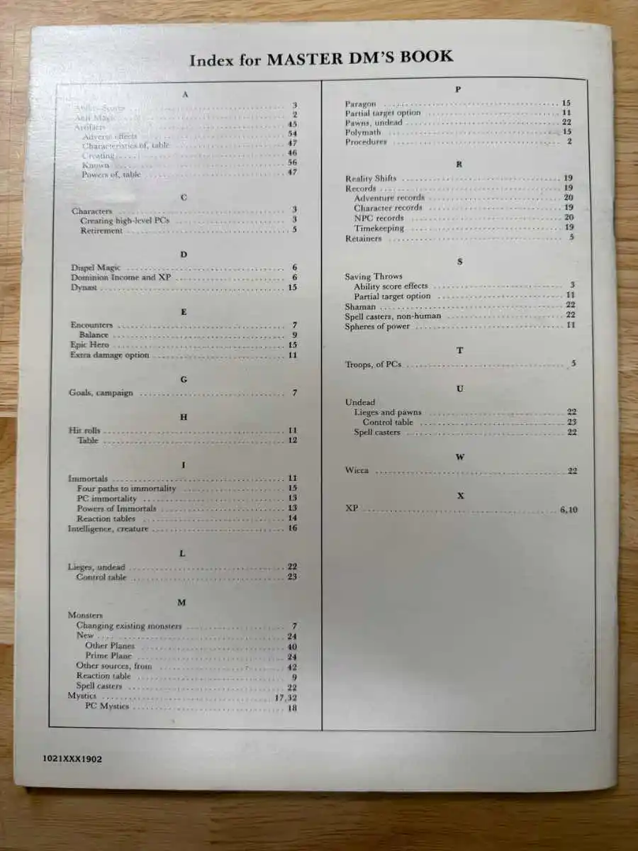 D&D Masters Set