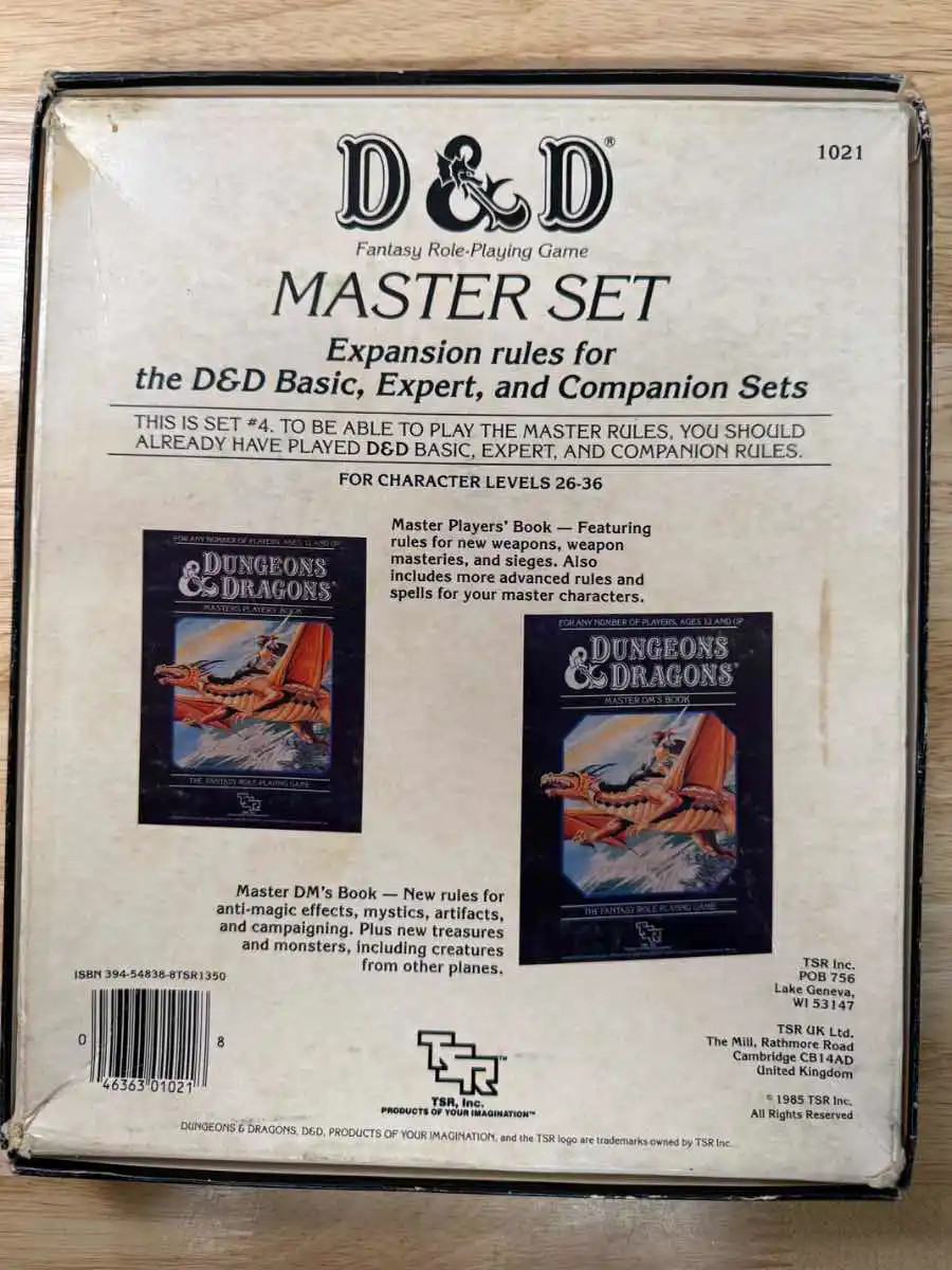 D&D Masters Set