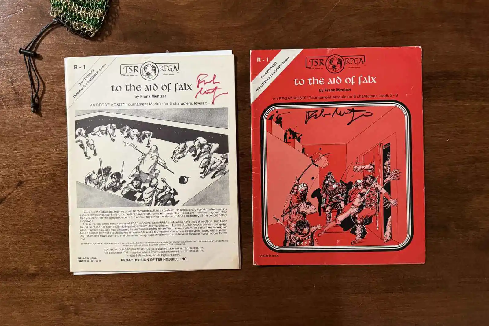 #33 R1 To the Aid of Falx -Autographed (Frank Mentzer)