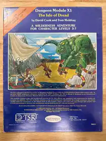 The Isle of Dread X1 first printing