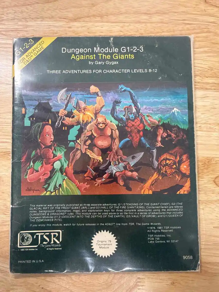 Against the Giants G 1-2-3