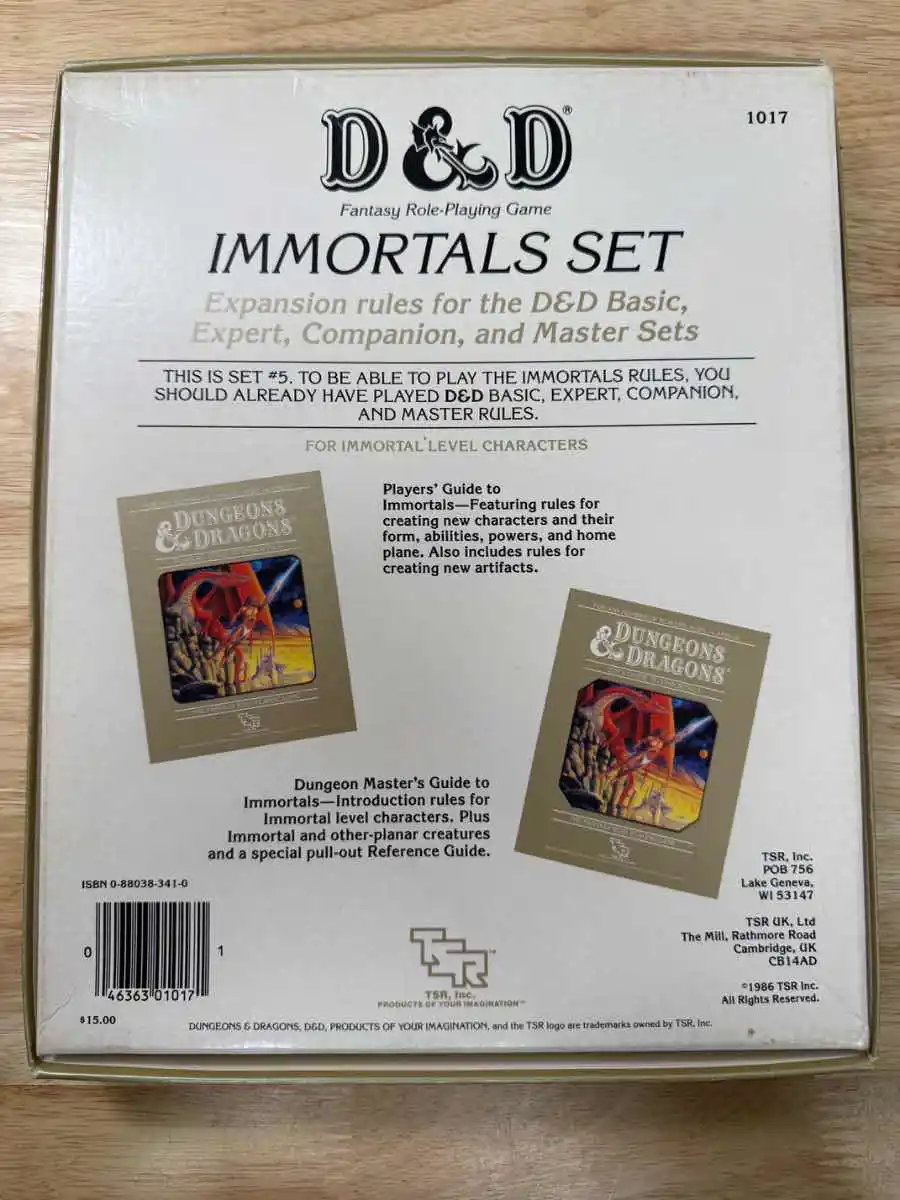 D&D Immortals Set