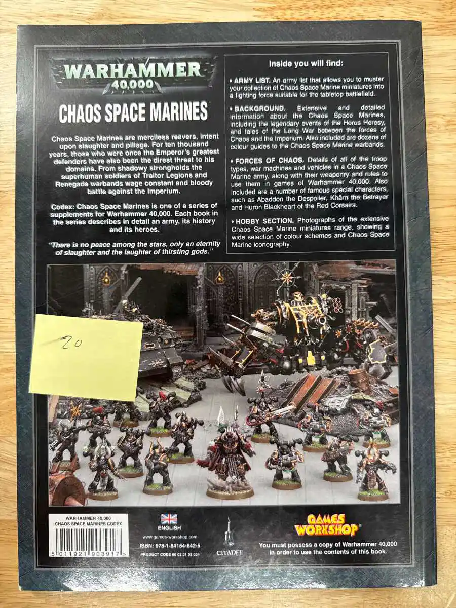 Chaos Space Marines Warhammer 40,000