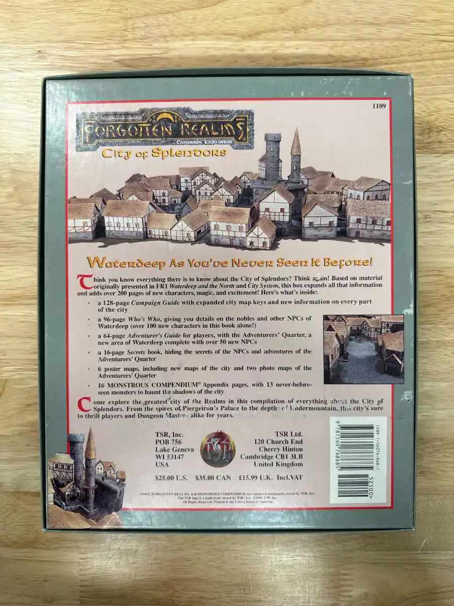 City of Splendors (AD&D, 2nd Edition/Forgotten Realms boxed set)