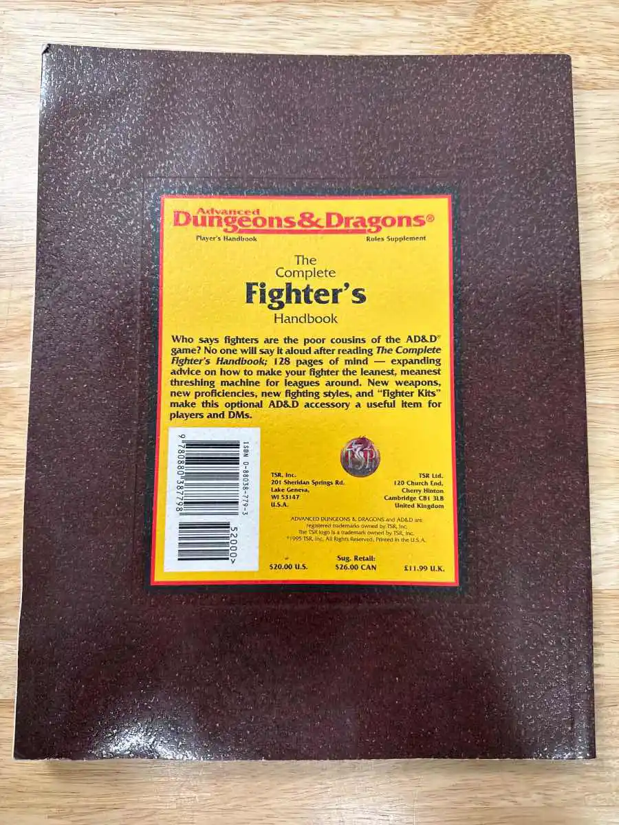 The Complete Fighter’s Handbook 11th printing