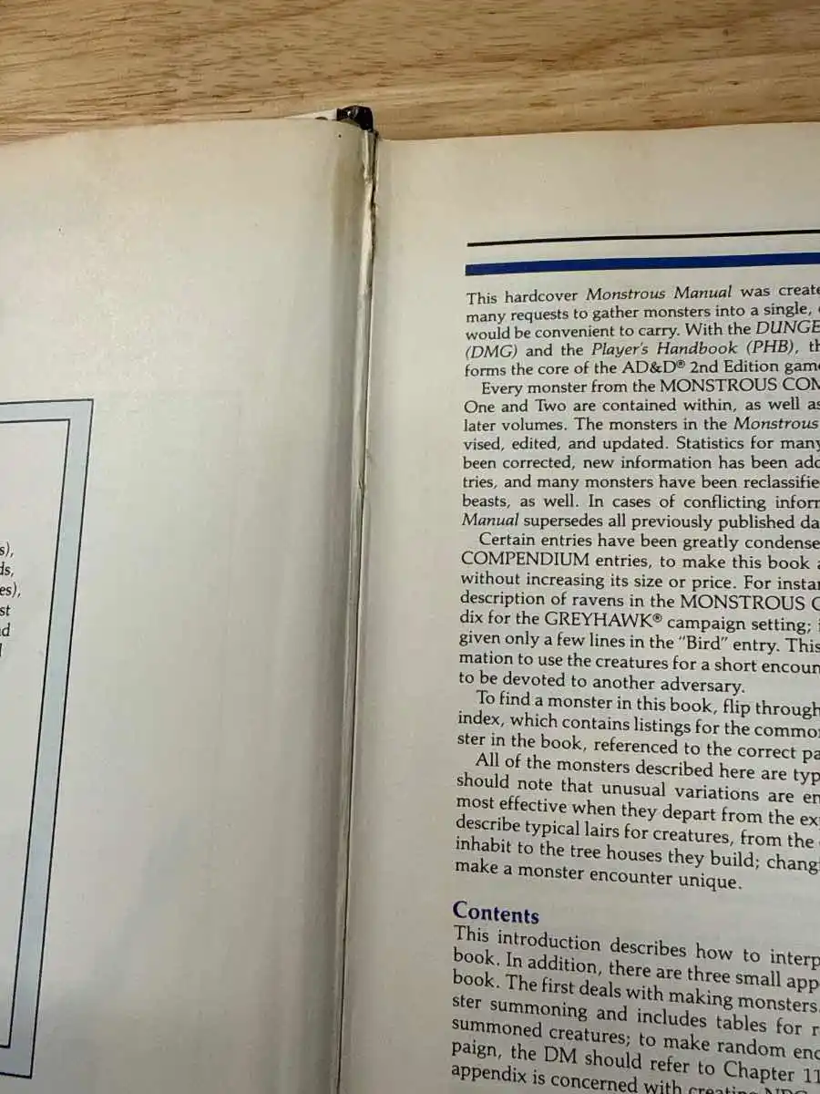 Advanced Dungeons & Dragons Monstrous Manual