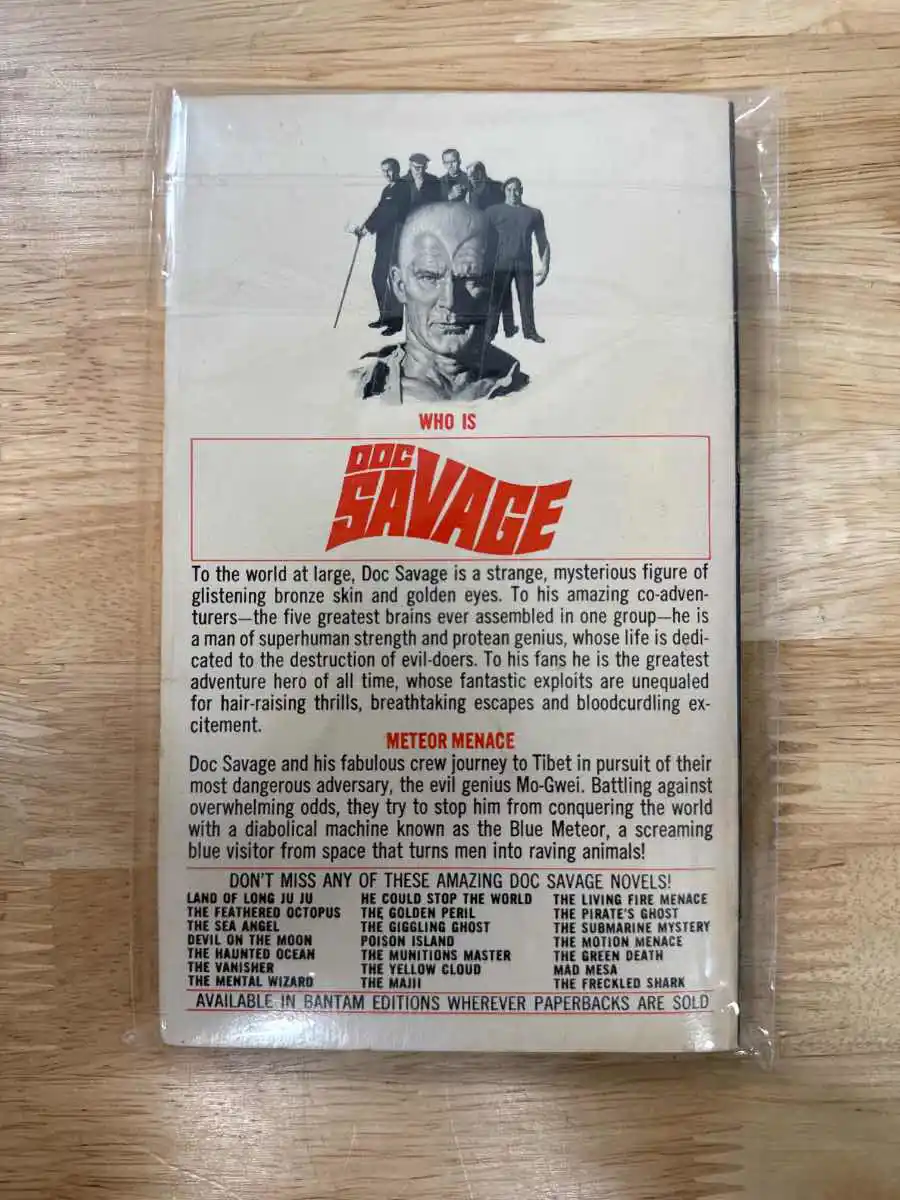 Doc Savage #3 Meteor Menace