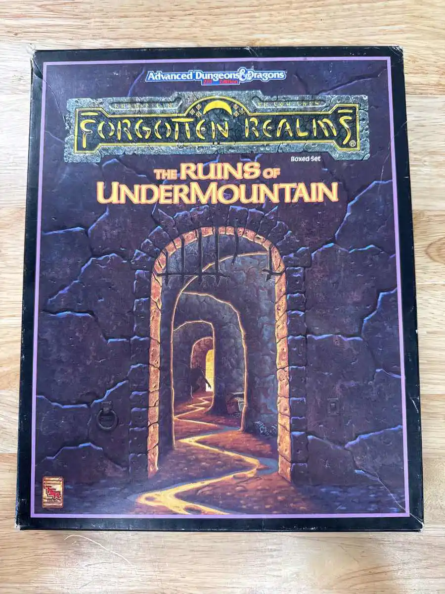 Ruins of UnderMountain (AD&D 2nd Ed. Fantasy Roleplaying, Forgotten Realms)