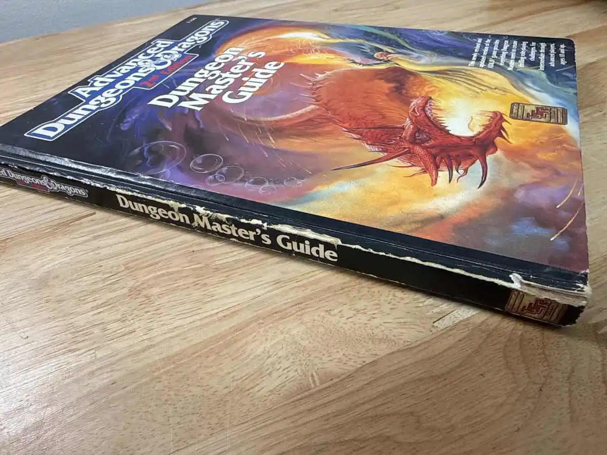 AD&D 2E Dungeon Master’s Guide first printing 