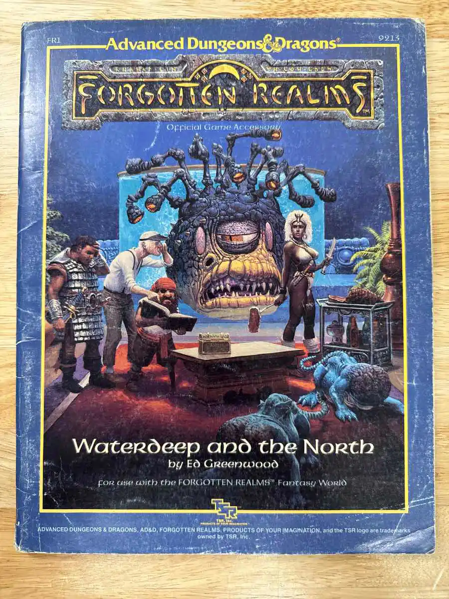 AD&D 2E Forgotten Realms Waterdeep and the North