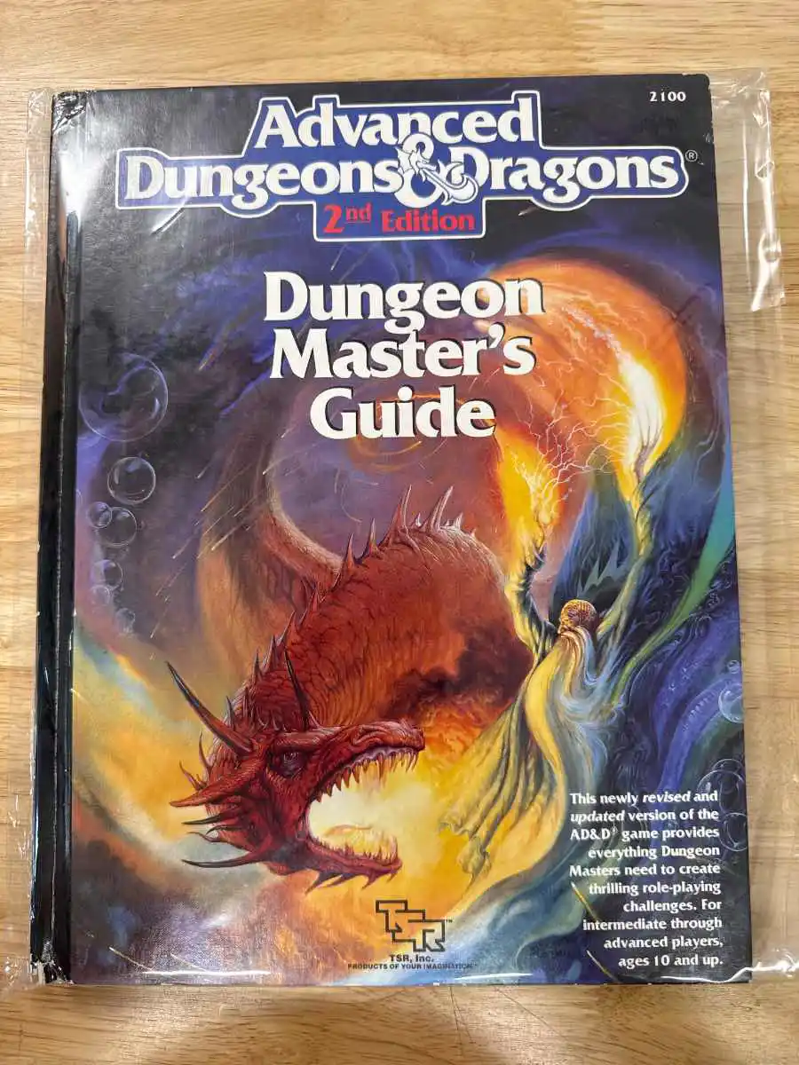 AD&D 2E Dungeon Master’s Guide first printing 