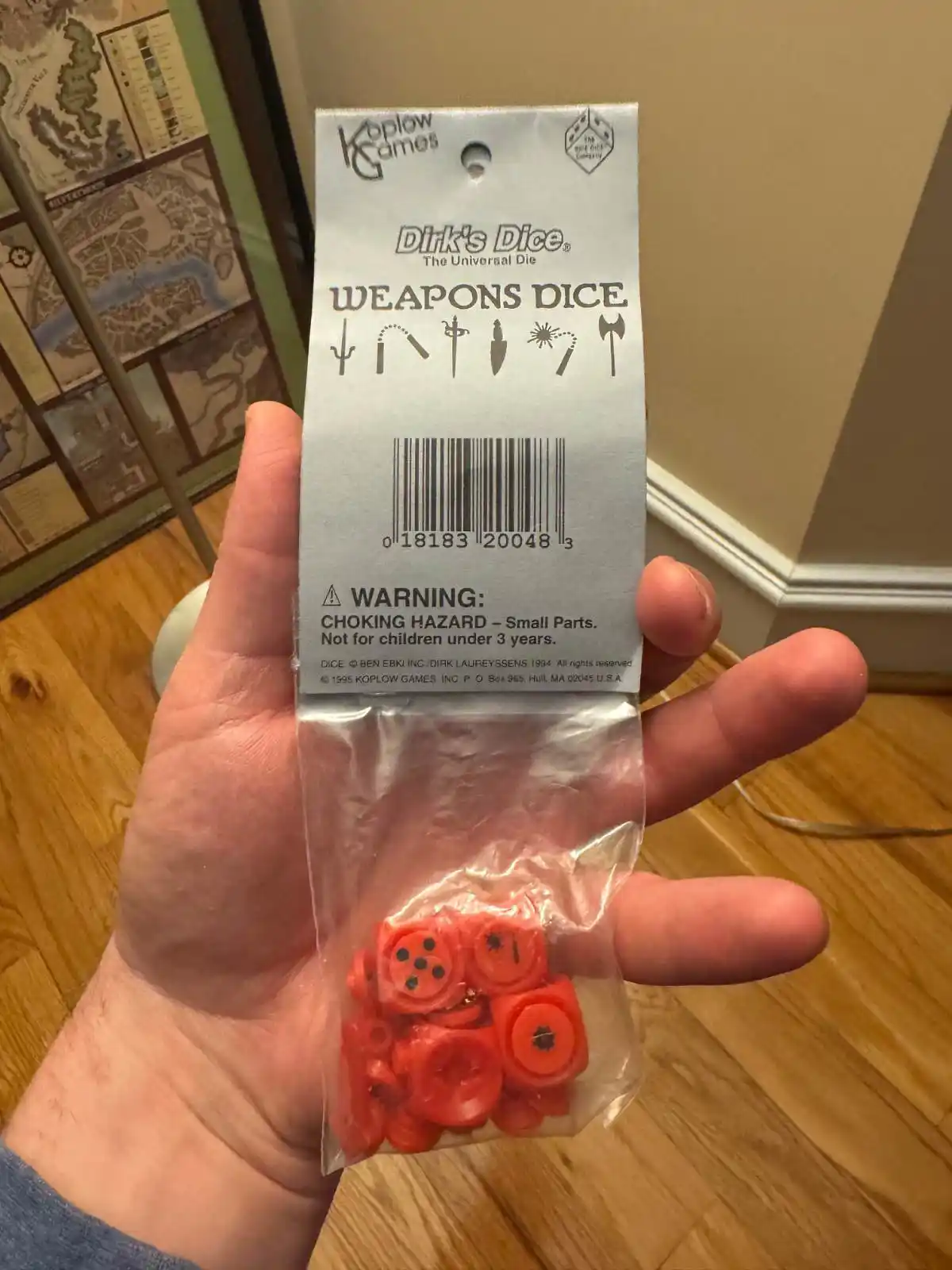 Weapon Dice - Koplow Games interchangeable dice - Dirk's Dice