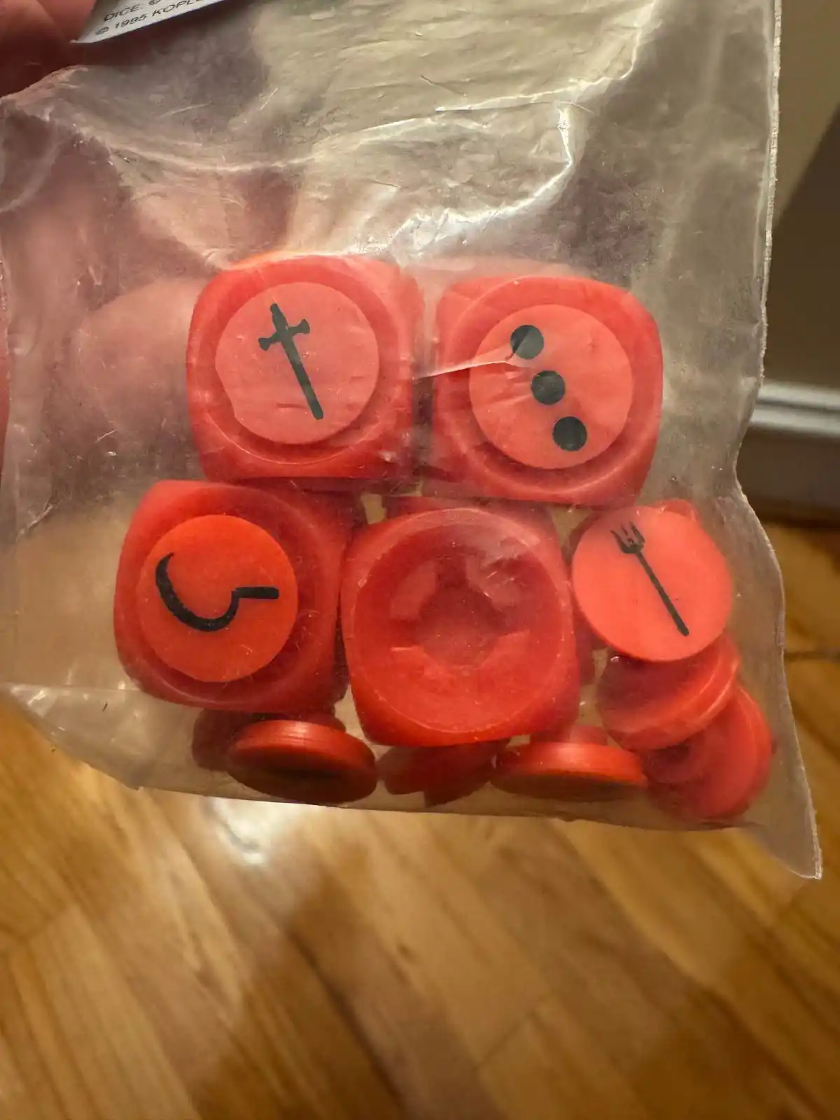 Weapon Dice - Koplow Games interchangeable dice - Dirk's Dice