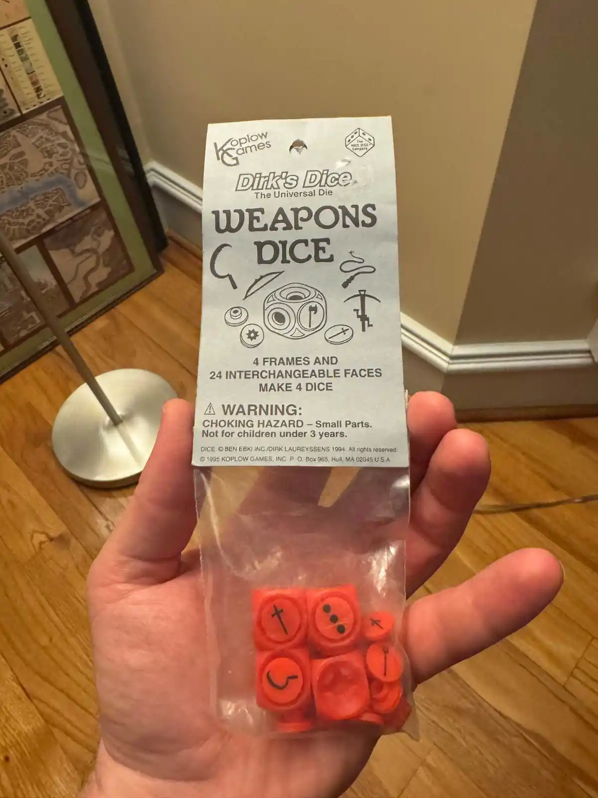 Weapon Dice - Koplow Games interchangeable dice - Dirk's Dice