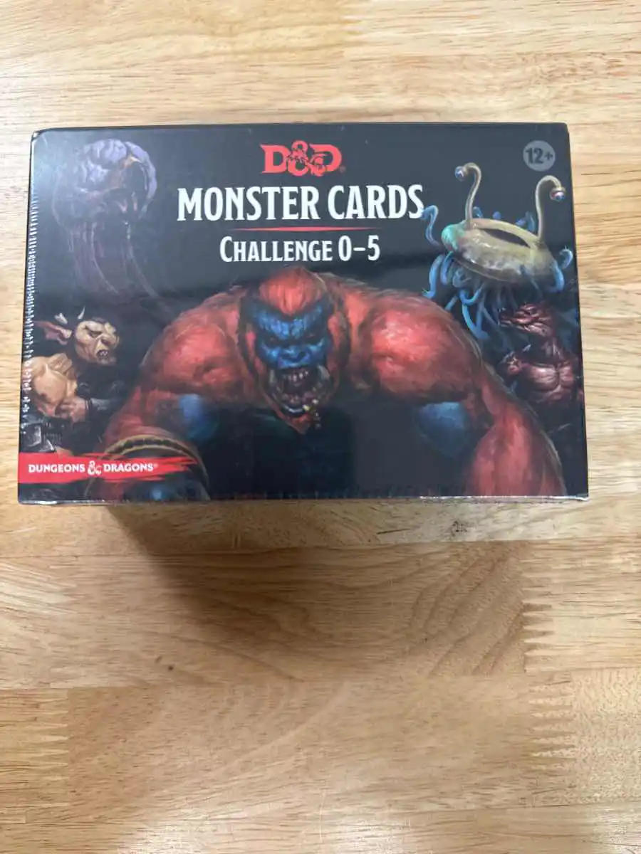 D&D Monster Cards Challenge 0-5