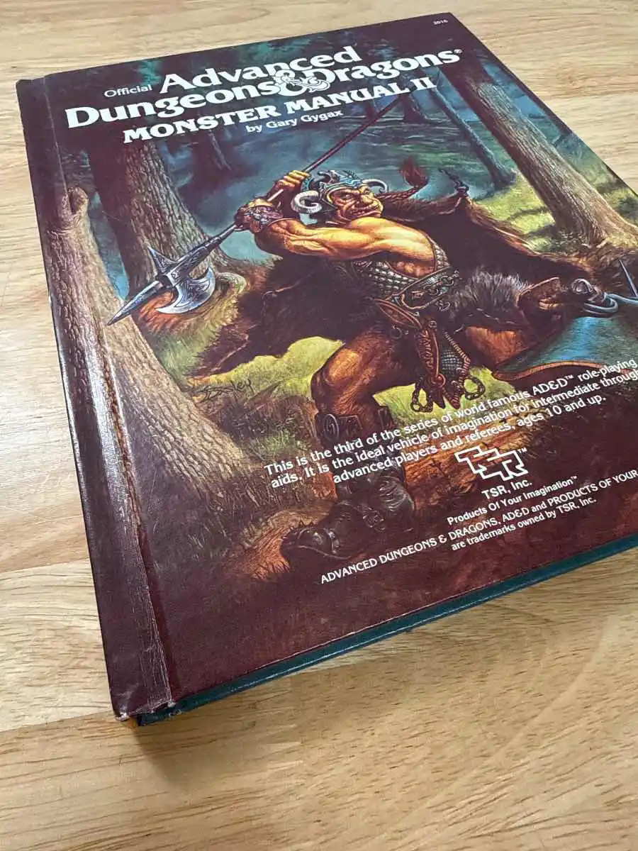 Monster Manual II First Printing