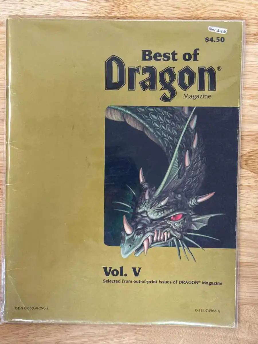 Best of Dragon Magazine Volume V