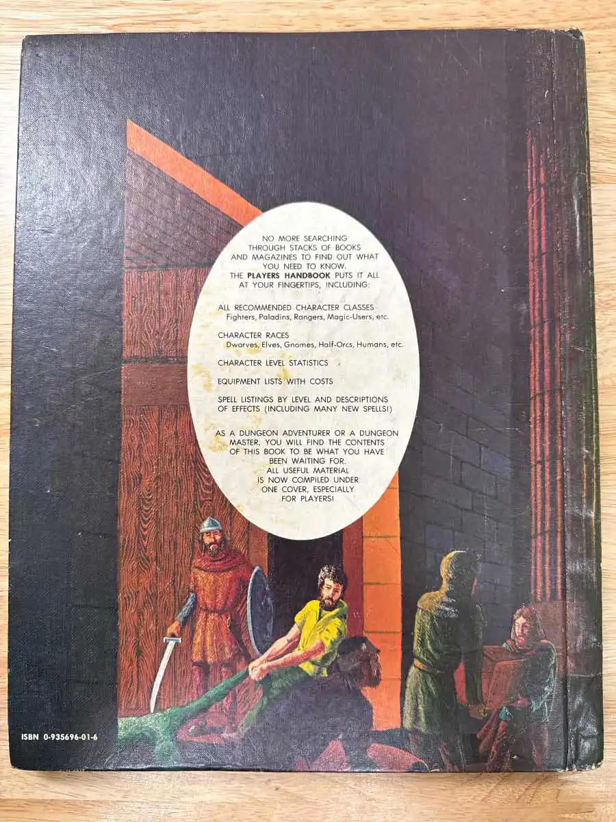 Players Handbook 6th printing
