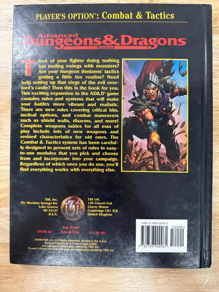 PLAYER’S OPTION: Combat & Tactics