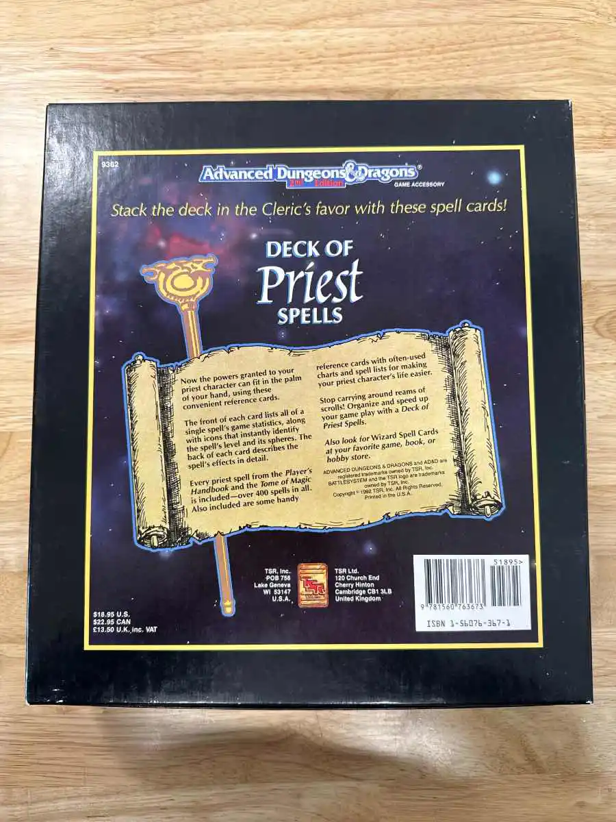 Deck of Priest Spells