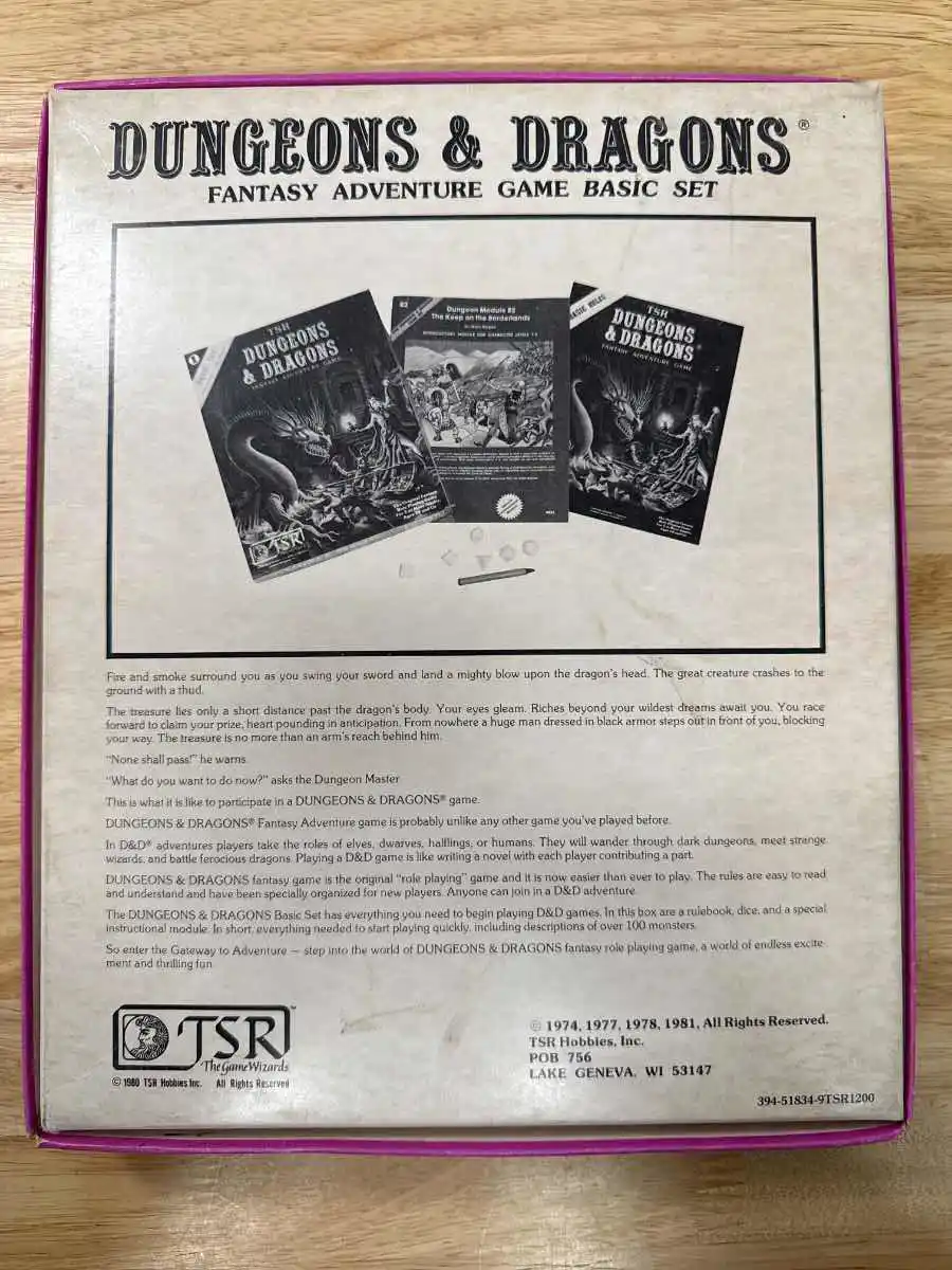 Dungeons & Dragons BASIC SET (Moldvay)