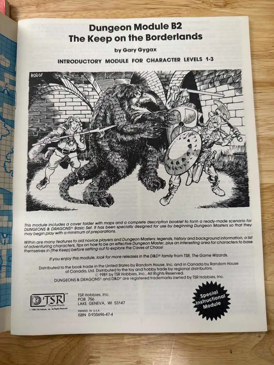 Dungeons & Dragons BASIC SET (Moldvay)