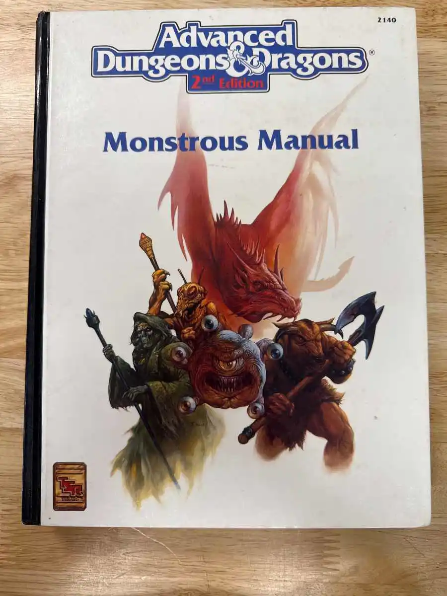 Monstrous Manual (white cover)