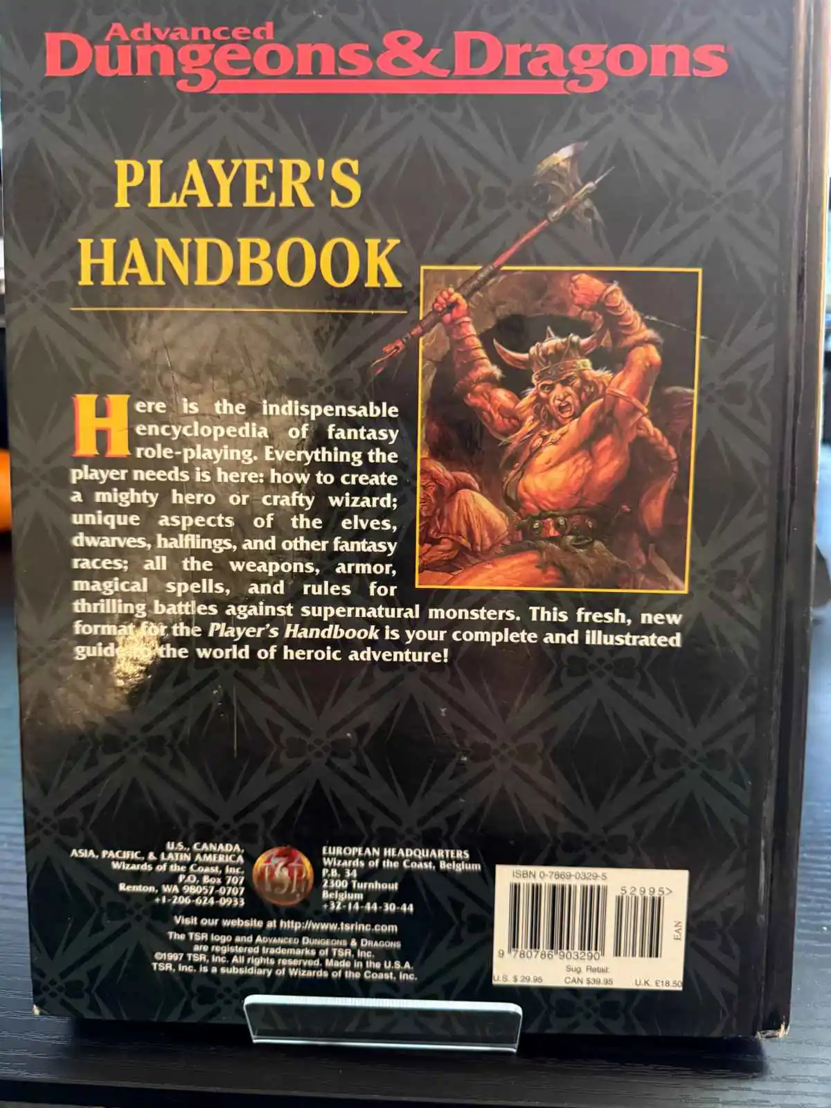 Advanced Dungeons & Dragons Player's Handbook TSR2159