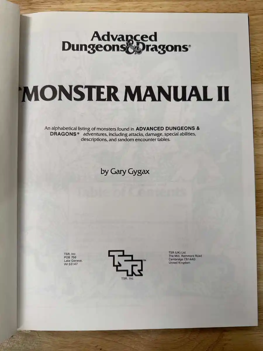 Monster Manual II