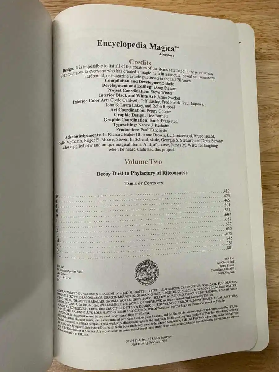 Encyclopedia Magica Volume 2