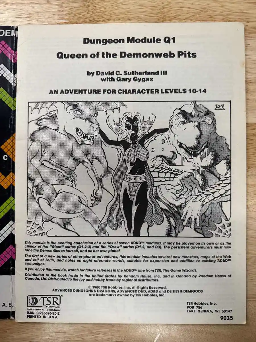 Queen of the Demonweb Pits Q1