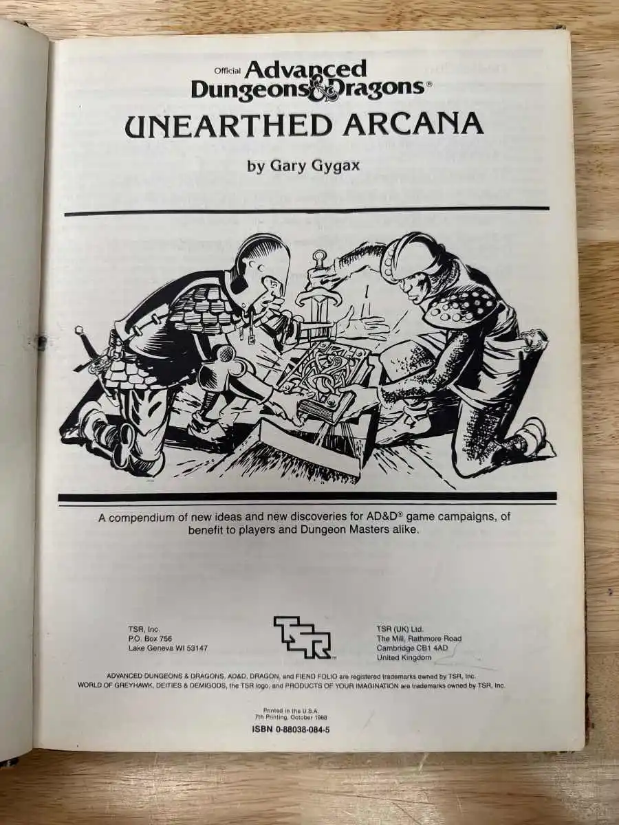 Unearthed Arcana