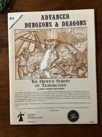 #25 AD&D C1 Hidden Shrine of Tamoachan - Mono | 2nd Print