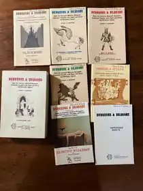 #10 D&D Original White Box Set 5th print + Supplements
