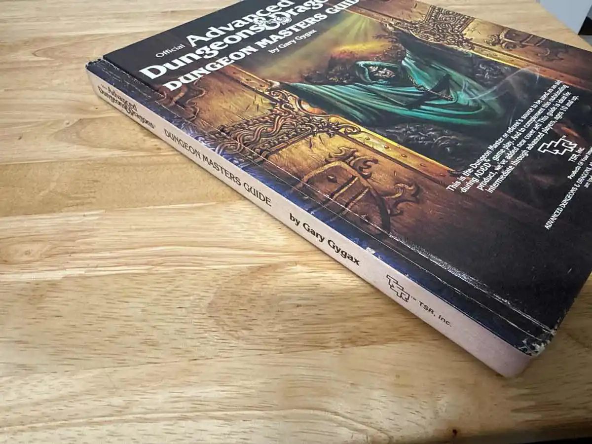 AD&D 1E DUNGEON MASTERS GUIDE 8th print