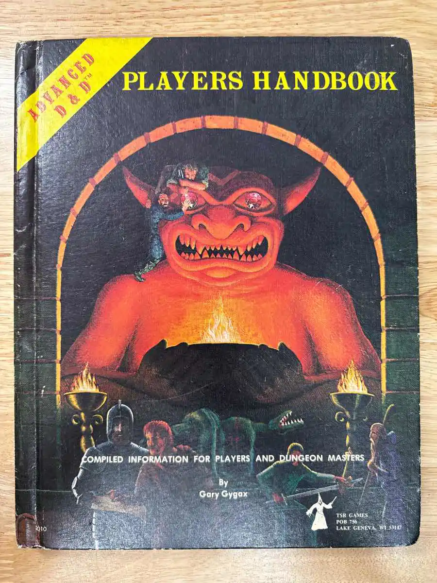 AD&D 1E PLAYERS HANDBOOK