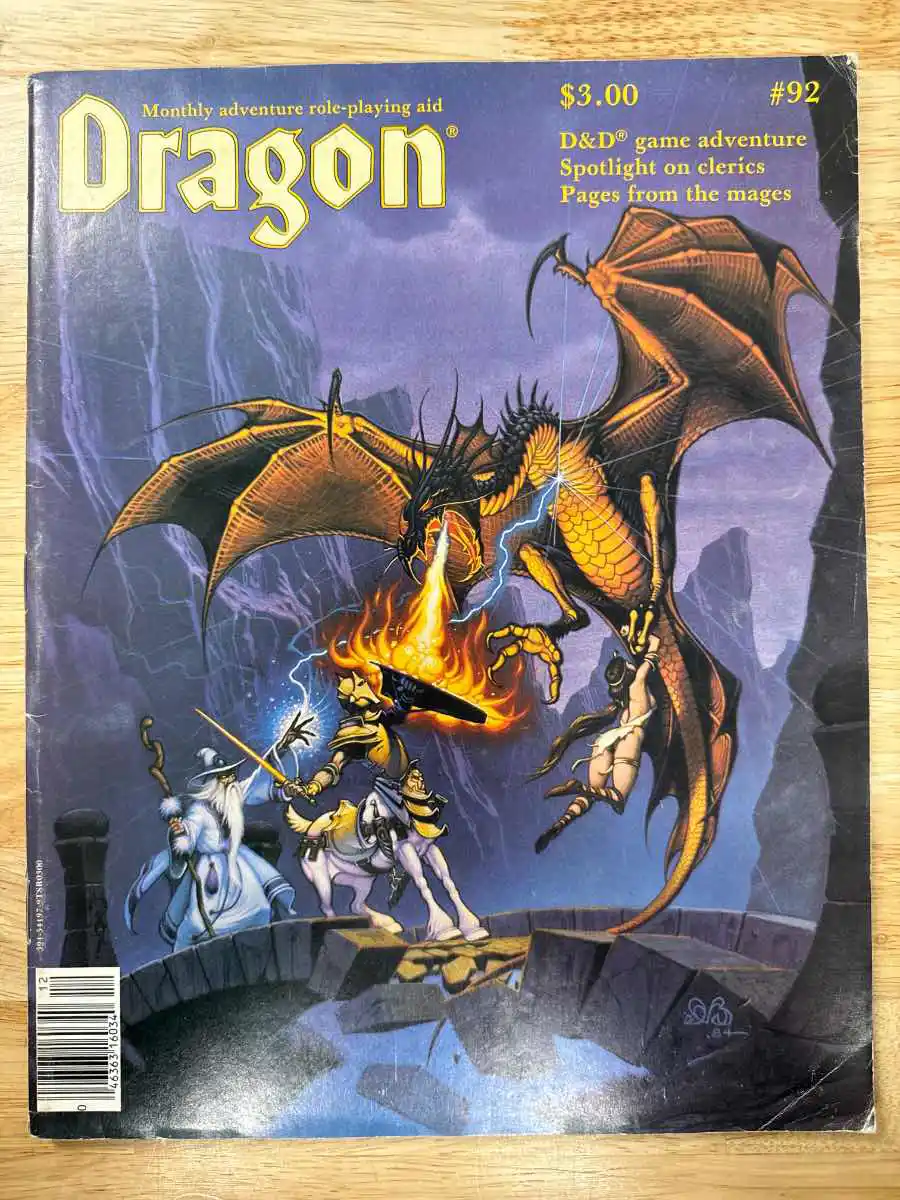 Dragon Magazine #92