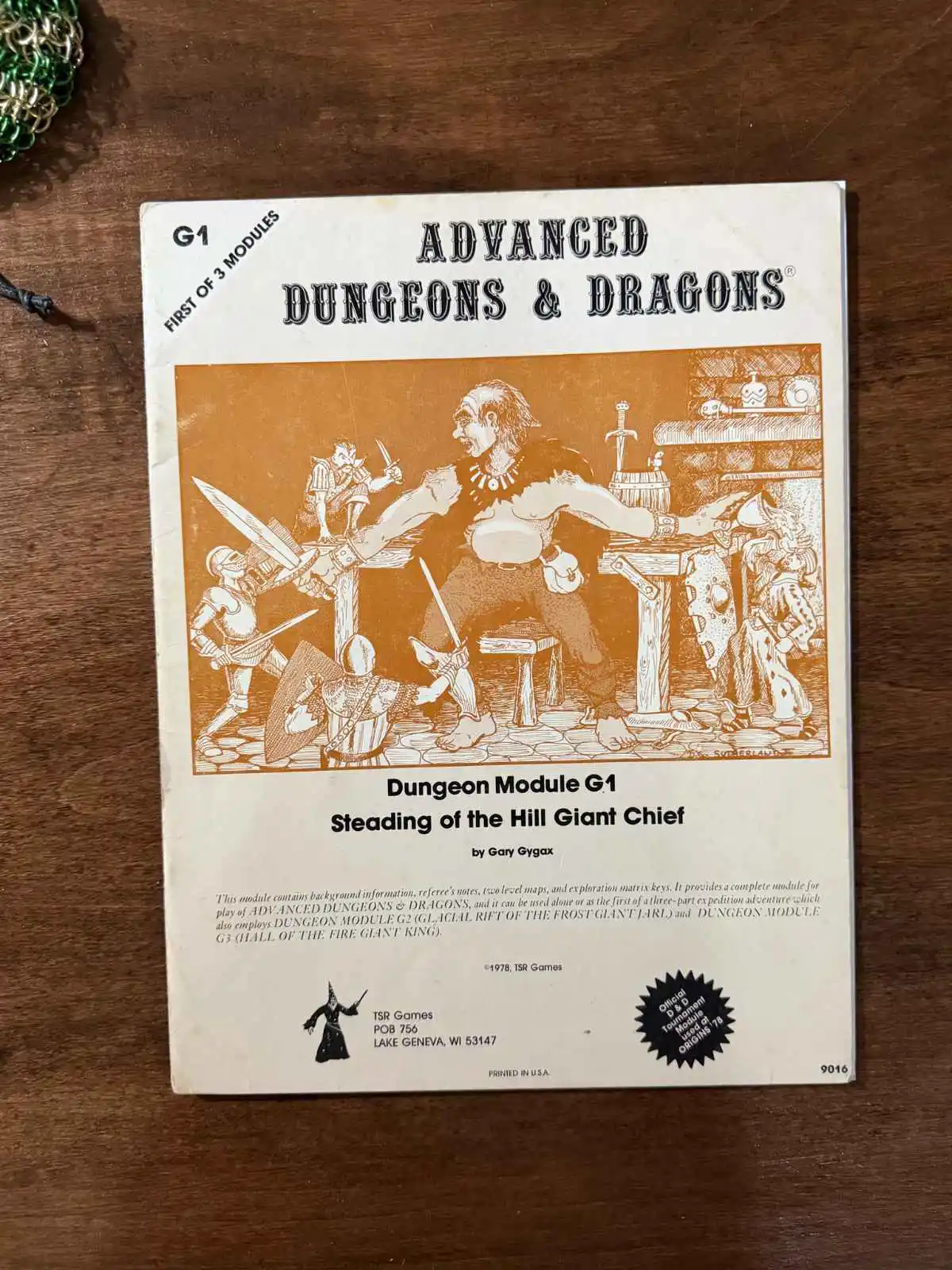 #29 AD&D G1 Steading of the Hill Giant Chief - Mono | 2nd