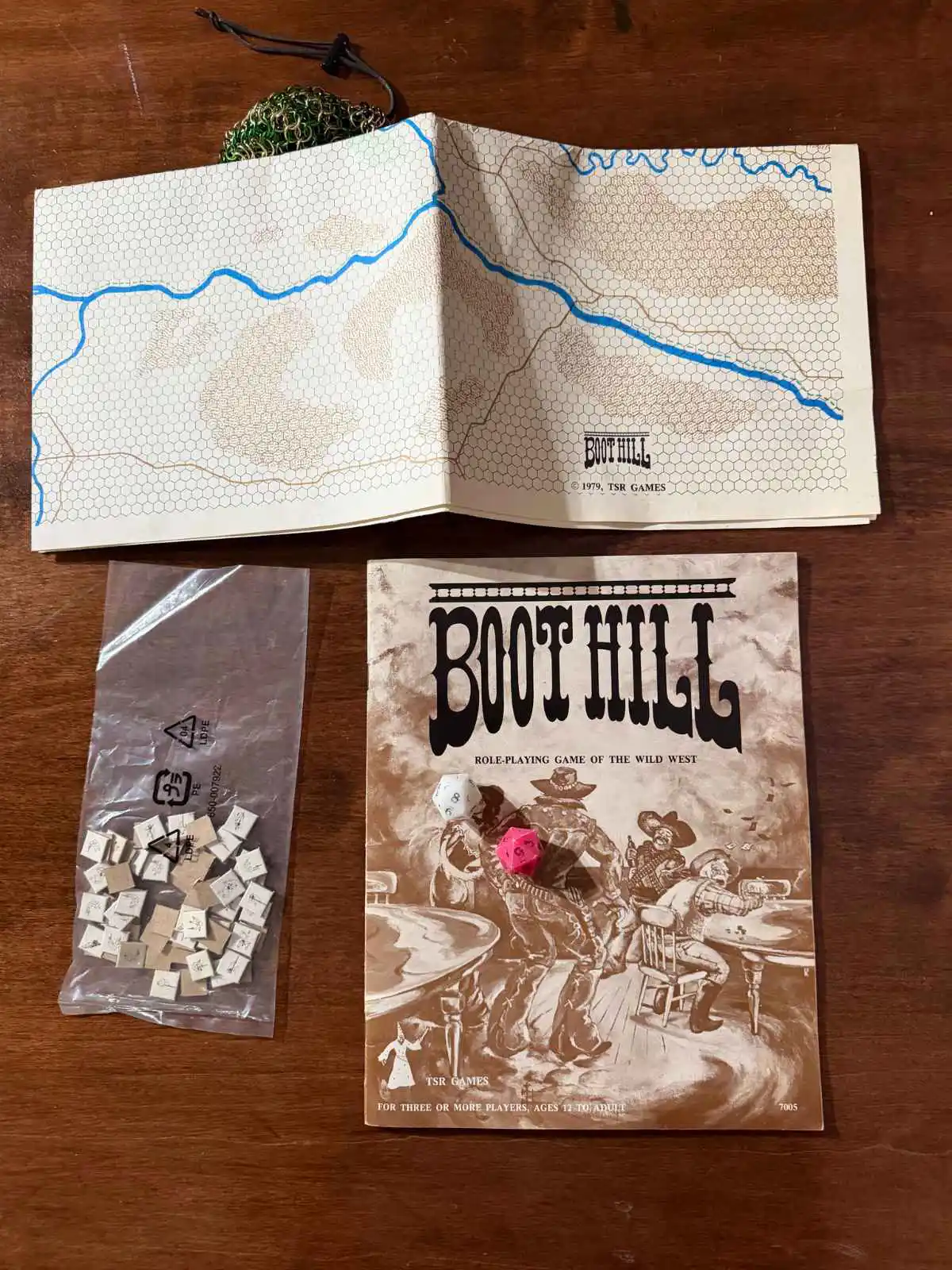 #41 TSR Boot Hill Box Set w/ Holmes Dice - Complete