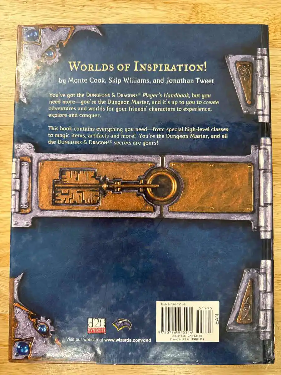 D&D 3E Dungeon Master’s Guide