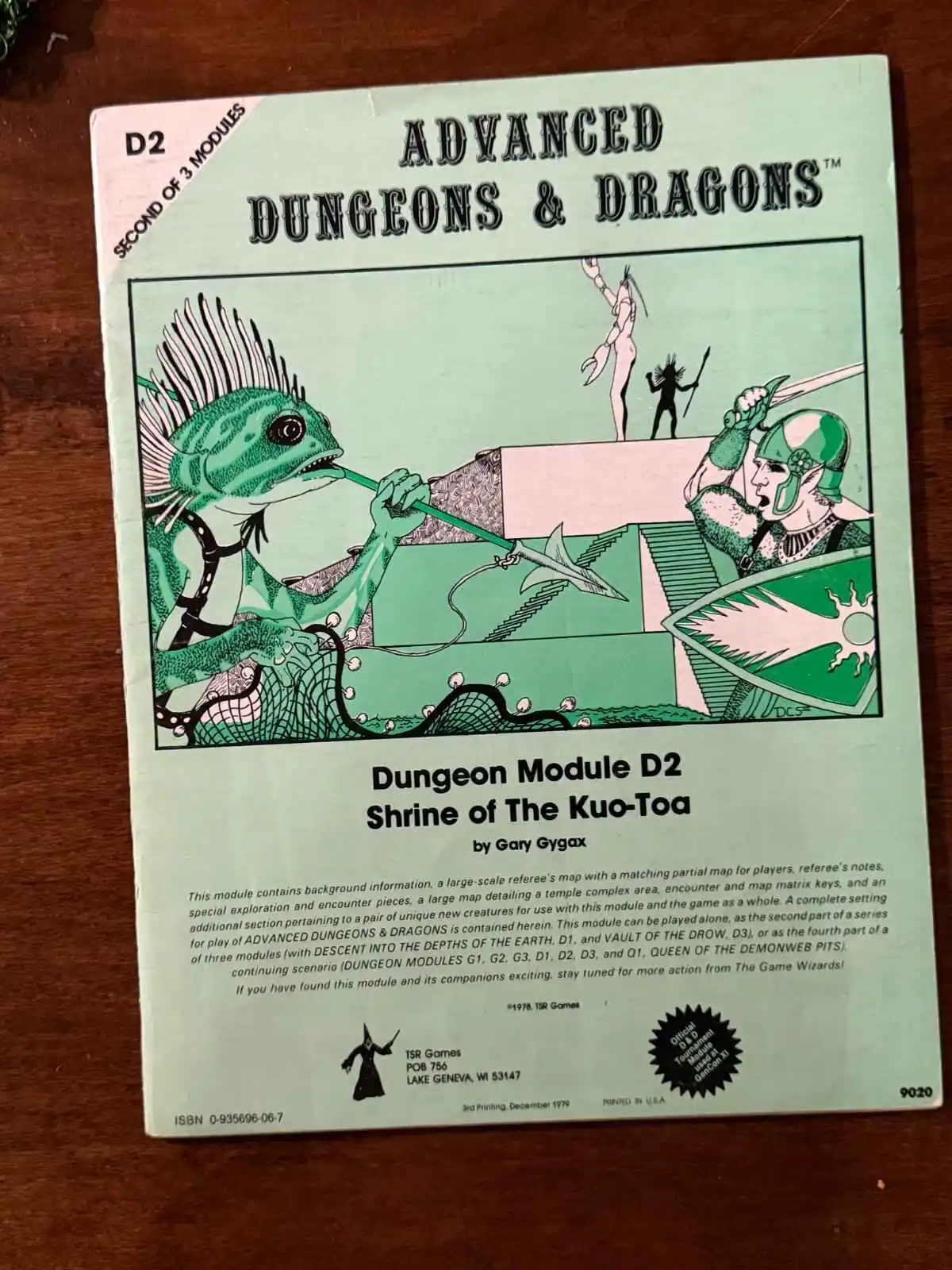 #27 AD&D D2 Shrine of the Kuo-Toa - Mono | 2nd