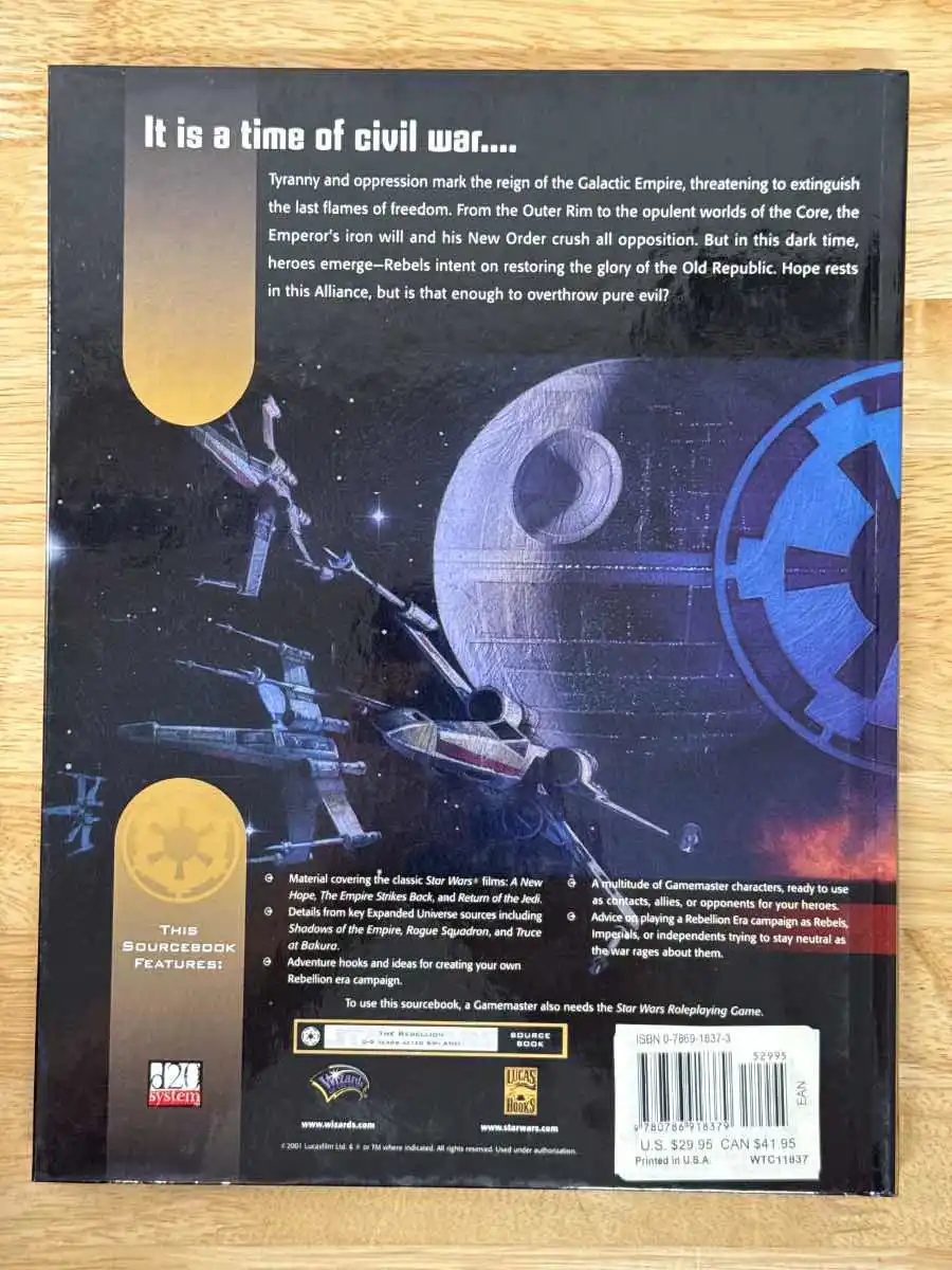 Star Wars Rebellion Era Sourcebook